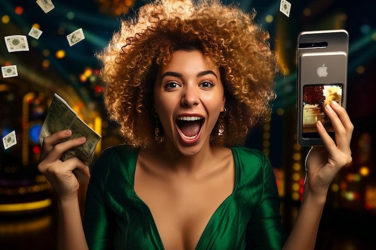 Lottery number selection interface on aamon platform